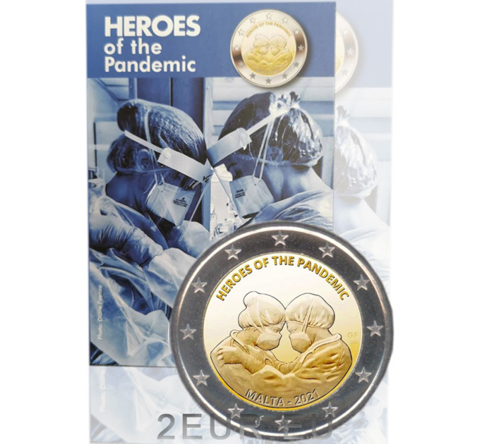 Malta 2 euro BU 2021 - Helden van de pandemie