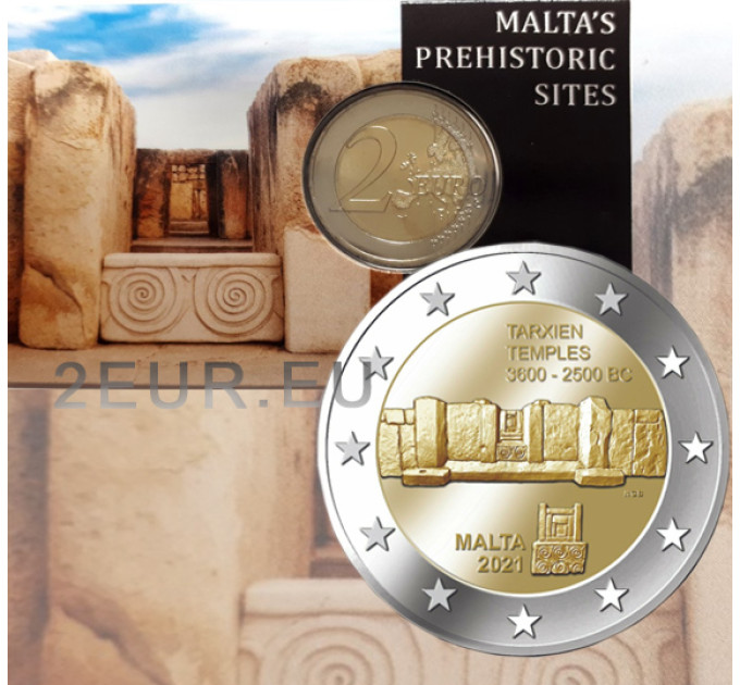 Malta 2 euro BU 2021 - Tarxien Tempel