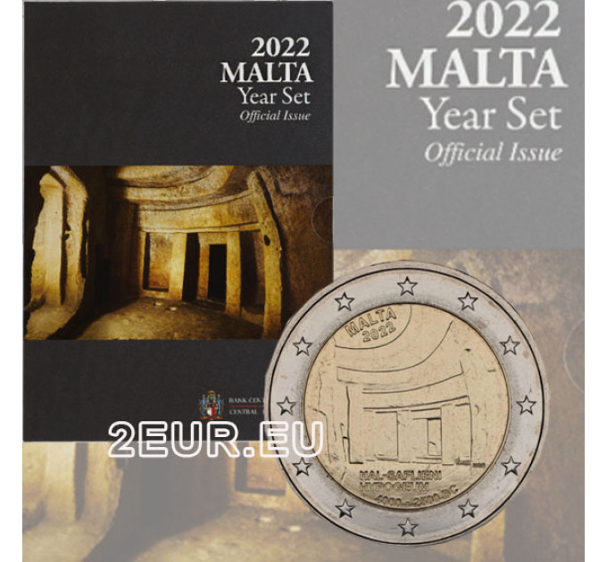 Malta 2 euro BU 2022 - Hypogeum van Hal Saflieni