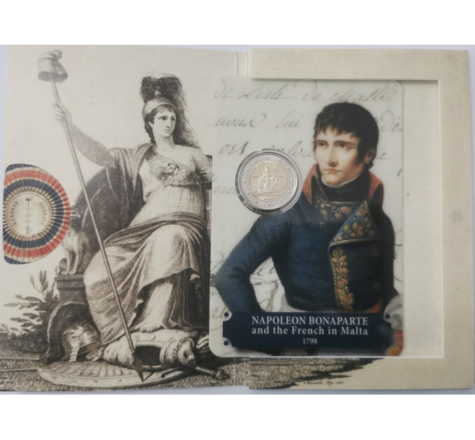 Malta 2 euro BU 2023 - 225e verjaardag van de aankomst van de Fransen op Malta - Napoleon Bonaparte