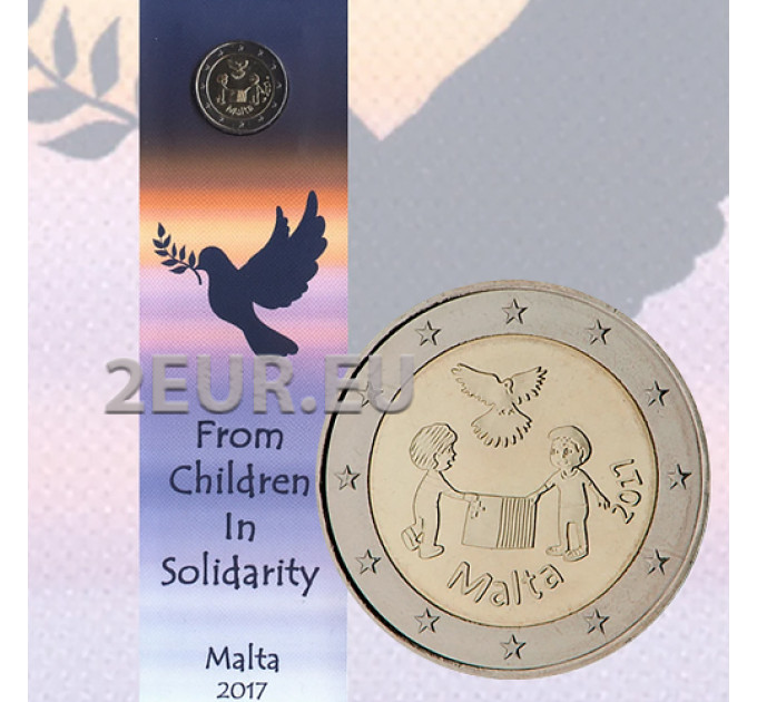 Malta 2 euro BU 2017 - Solidariteit en Vrede