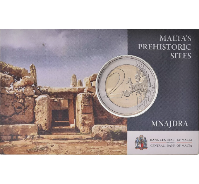 Malta 2 euro BU 2018 - Mnajdra Tempels