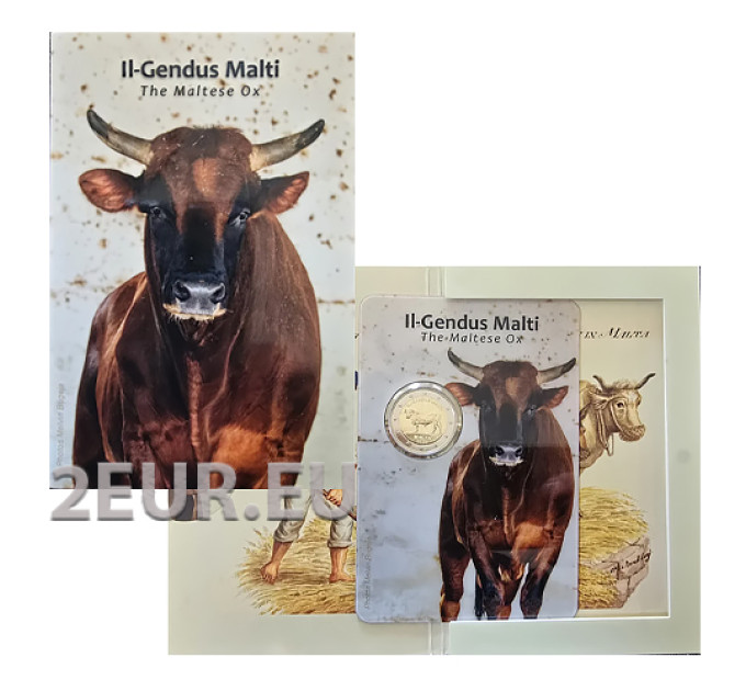 Malta 2 euro BU 2025 - Maltese stier