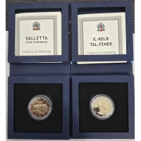 Malta 2 euro proof 2026 - Valletta + De faraohond