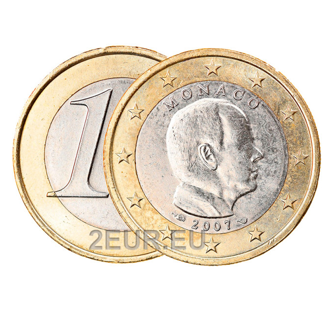 Monaco 1 euro UNC 2007 - Prince Albert II
