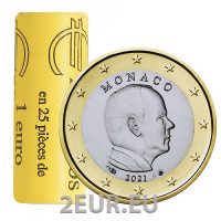 Monaco 1 euro Rol 2021