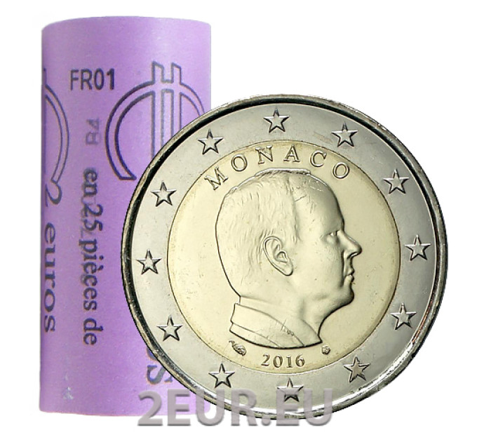 Monaco 2 euro rol 2016