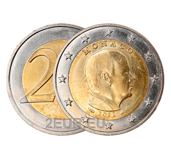 Monaco 2 euro UNC 2012 - Prins Albert II