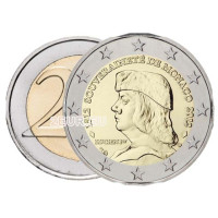 Monaco 2 euro UNC 2012 - 500 jaar onafhankelijkheid 1512 - 2012