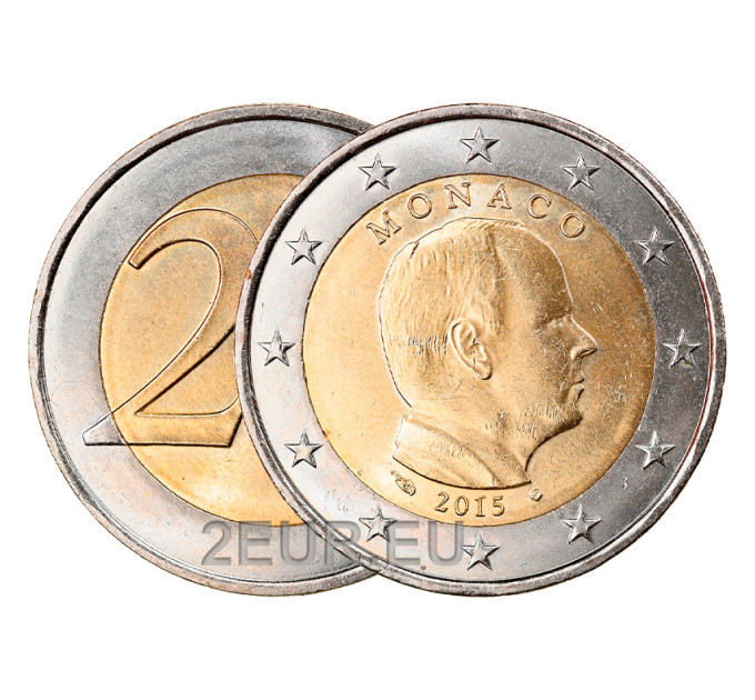 Monaco 2 euro UNC 2015 - Prins Albert II