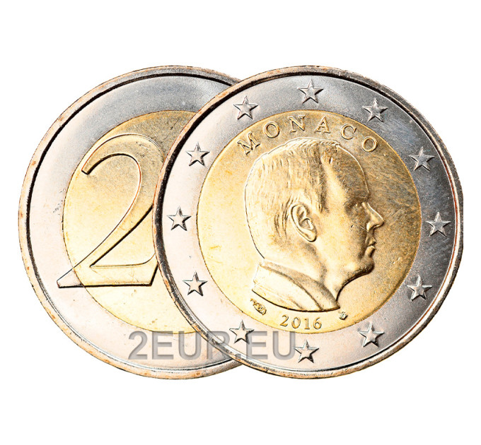 Monaco 2 euro UNC 2016 - Prins Albert II