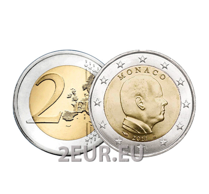 Monaco 2 euro UNC 2011 - Prins Albert II