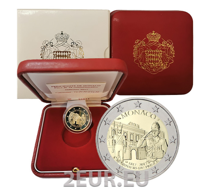 Monaco 2 euro PROOF 2017 - 200 jaar sinds de oprichting van de Prince's Carabinieri