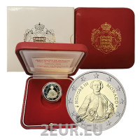 Monaco 2 euro PROOF 2020 - 300e verjaardag van de geboorte van prins Honoré III Monaco 2 euro PROOF 2020 - 300e verjaardag van de geboorte van prins Honoré III