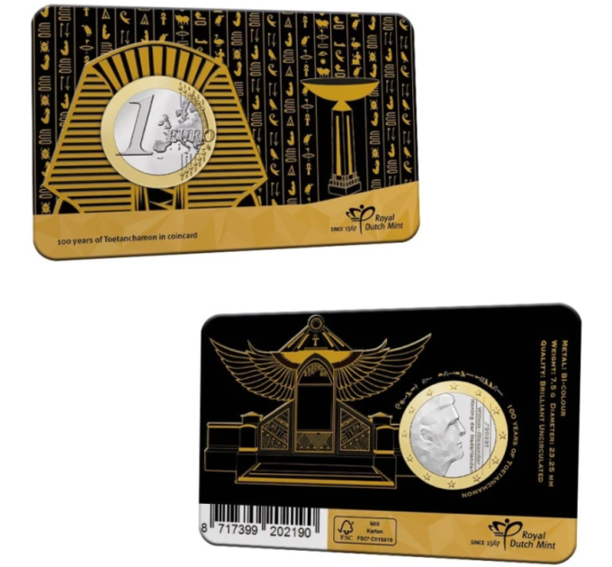 Netherlands 1 euro BU 2023 - Toetanchamon