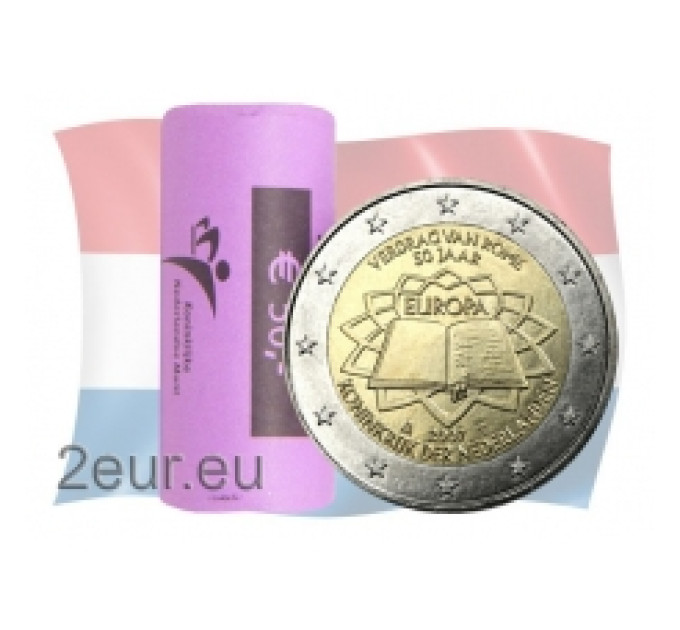 Nederland 2 euro UNC rollen 2007 - Verdrag van Rome