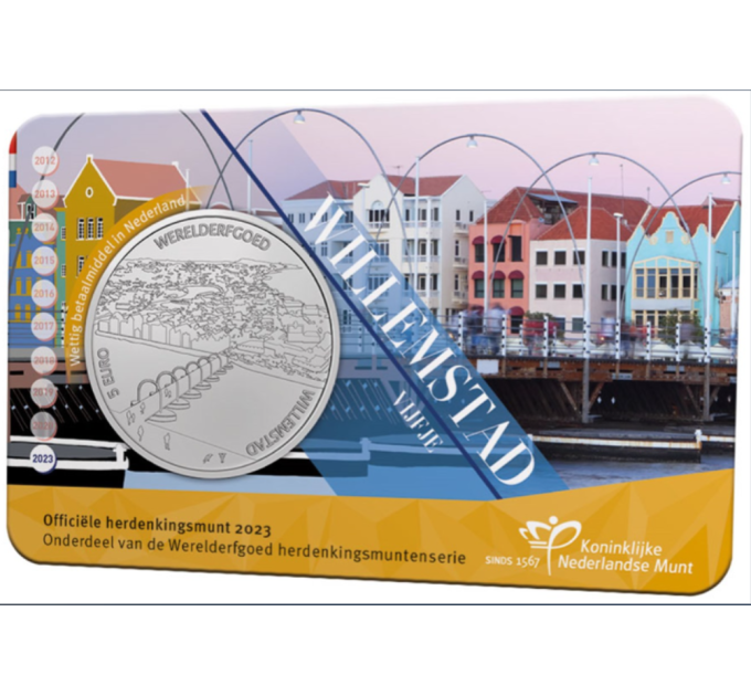 Nederland 5 euro UNC 2023 - Willemstad Vijfje