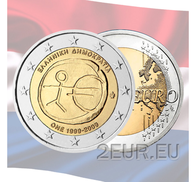 Nederland 2 euro UNC 2009 - 10 Jaar Euro