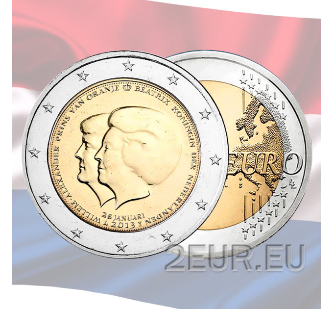 Nederland 2 euro UNC 2013 - Dubbelportret - Beatrix en Willem Alexander