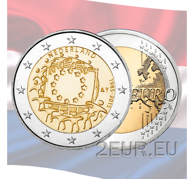 Nederland 2 euro UNC 2015 - 30e verjaardag van de EU-vlag