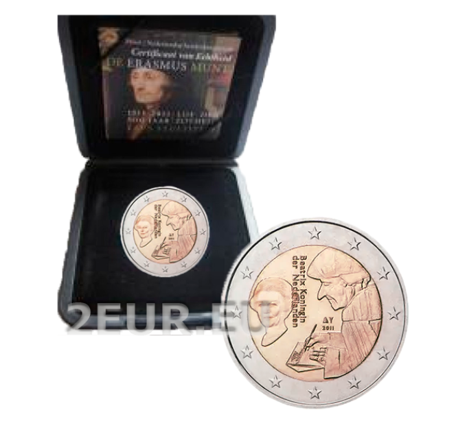 Nederland 2 euro proof 2011 - Erasmus van Rotterdam
