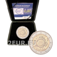 Nederland 2 euro proof 2012 - 10 Jaar Euro Cash