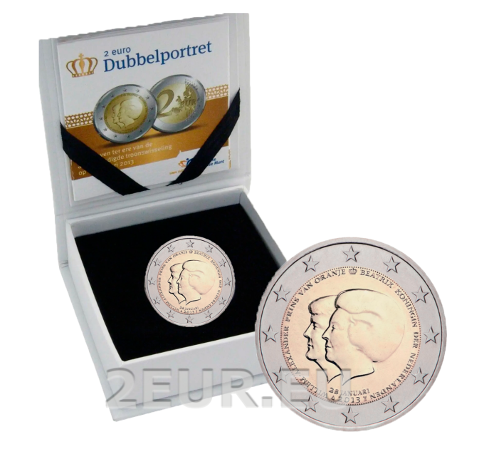 Nederland 2 euro proof 2013 - Dubbelportret