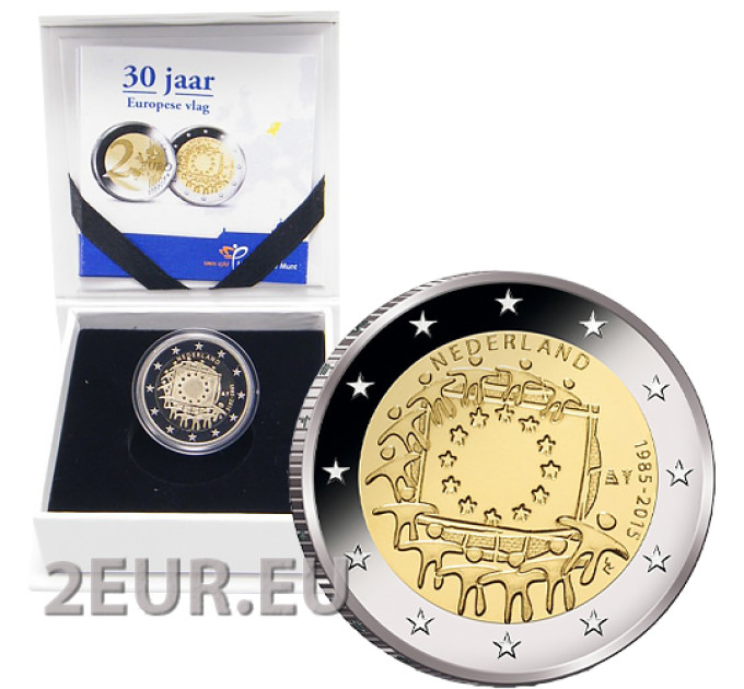 Nederland 2 euro proof 2015 - Koning Willem-Alexander en Prinses Beatrix