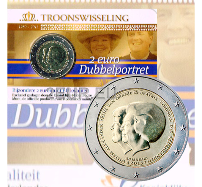 Netherlands 2 euro BU 2013 - Beatrix and Willem Alexander  