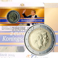 Netherlands 2 euro BU 2014 - King Willem-Alexander and Princess Beatrix C/C