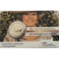 Netherlands 2 euro BU 2013 - Beatrix and Willem Alexander  