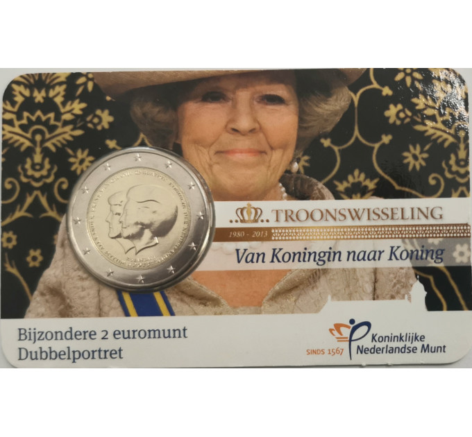 Netherlands 2 euro BU 2013 - Beatrix and Willem Alexander  