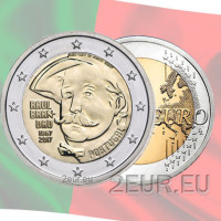 Portugal 2 euro UNC 2017 - 150 jaar sinds de geboorte van Raul Brandão