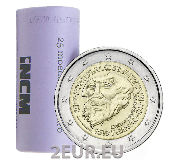 Portugal 2 euro UNC rollen 2020 - 75 jaar Verenigde