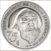 Portugal 7,5 euro UNC 2021 - 5e eeuw van Ferdinand Magellan's reis om de wereld - Mactan 1521