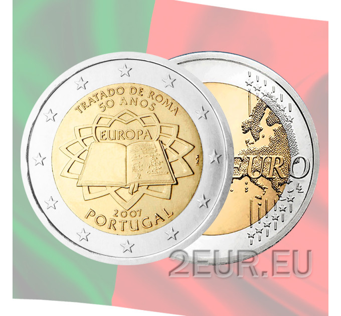 Portugal 2 euro UNC 2007 - 50 Jaar Verdrag van Rome