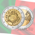 Portugal 2 euro UNC 2012 - 10 jaar Euro Cash