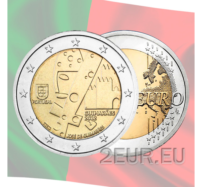 Portugal 2 euro UNC 2012 - Guimaraes - Culturele Hoofdstad van Europa