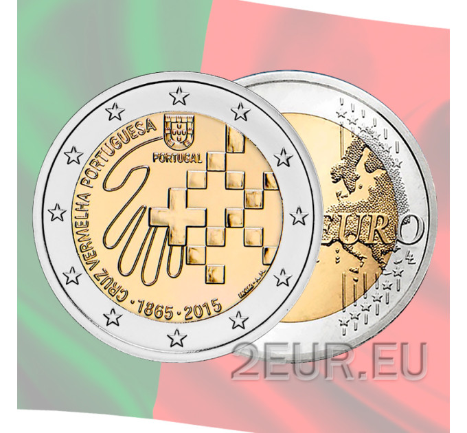 Portugal 2 euro UNC 2015 - 150 jarig jubileum van het Portugese Rode Kruis