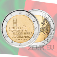 Portugal 2 euro UNC 2020 - 730 Jaar Universiteit van Coimbra