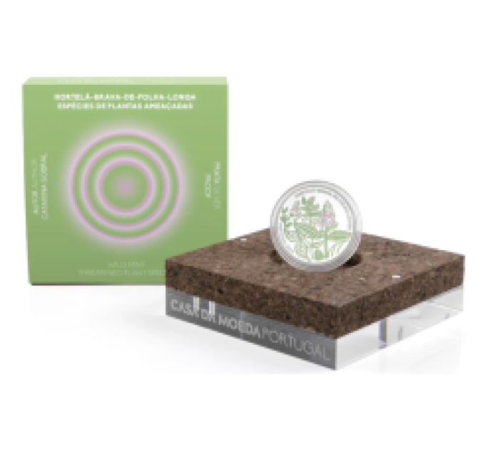 Portugal 5 euro zilver proof 2023 - Langbladige groene munt