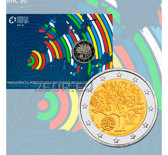 Portugal 2 euro BU 2007 - EU-voorzitterschap