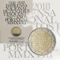 Portugal 2 euro BU 2018 - 250e verjaardag van de Nationale Drukkerij INCM