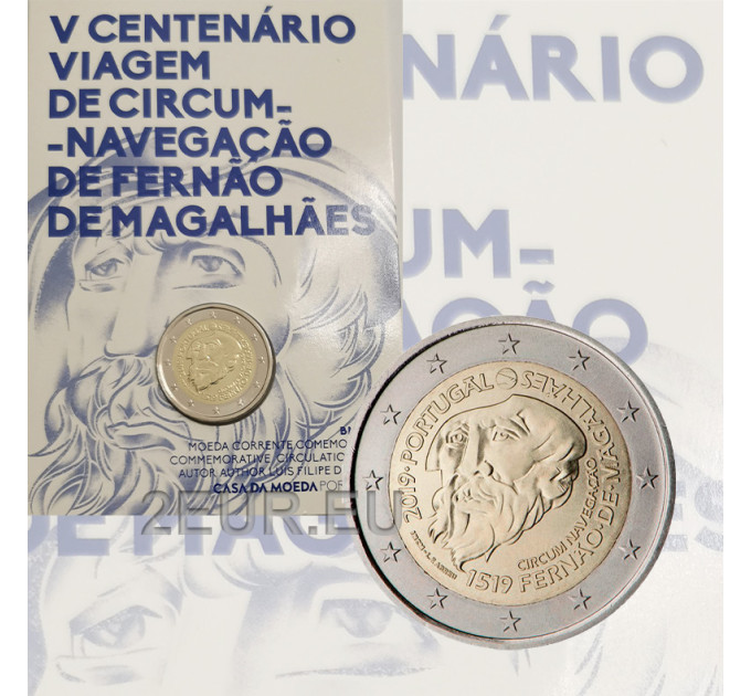 Portugal 2 euro BU 2019 - 500e verjaardag van de eerste omvaart om de aarde door Magellan