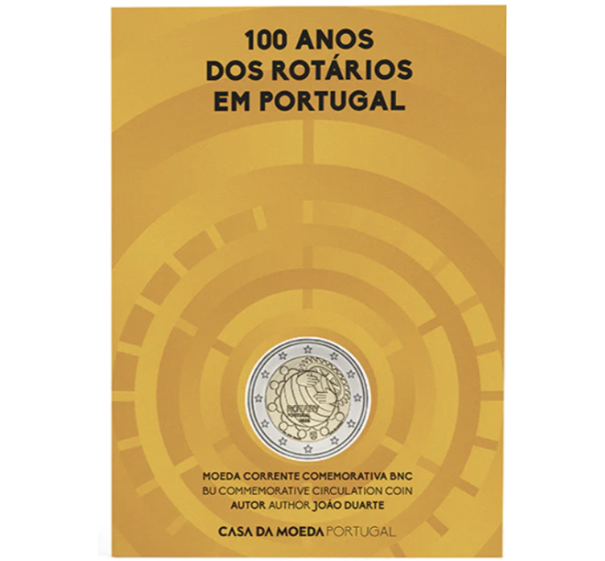 Portugal 2 euro BU 2026 - 100-jarig jubileum van de Rotary Foundation in Portugal