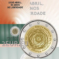 Portugal 2 euro BU 2024 - 50e verjaardag van de Anjerrevolutie