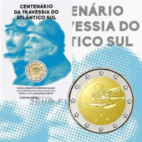 Portugal 2 euro BU 2022 - 100ste verjaardag van de eerste Zuid-Atlantische luchtoversteek Portugal 2 euro BU 2022 - 100ste verjaardag van de eerste Zuid-Atlantische luchtoversteek