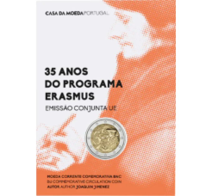 Portugal 2 euro BU 2022 - 35 jaar Erasmus