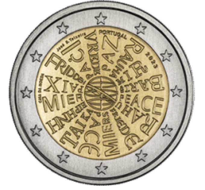 Portugal 2 euro UNC 2023 - Vrede in onze handen