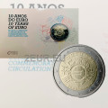 Portugal 2 euro proof 2012 - 10 jaar Euro Cash